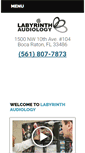 Mobile Screenshot of labyrinthaudiology.com